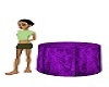 Purple Round Table