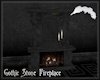 Gothic Stone Fireplace