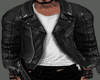 !M! BLK LETH JACKET