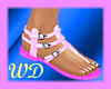 *W* Frosty Pink Sandals