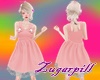 [Z]Pink Flower Dress
