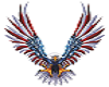 American flag eagle 1