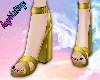 Yellow Platform Sandals