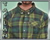 T* Plaid Shirt Green