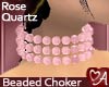 Rose Quartz Pearl Choker