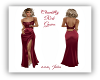 Chantilly Red Gown