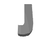 3D Lettering J