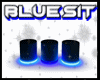Blue Sit Cylinder