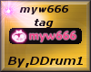 [DD] myw666 tag