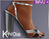K silver heels  +