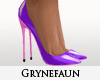 Purple all pink heels