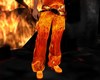 Halloween fire pants