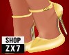 ZY: Reva Gold Heels