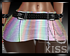 Rainbow skirt+chains