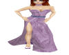 Lavender Slit Gown