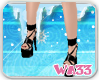 WA33 Black Gothic Heels