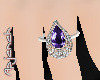 [apj] ring amethyst drop