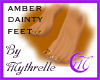 Dainty Amber Pedicure