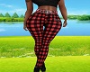 Checkered Red/Black Jean
