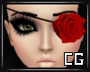 (CG) Rose Eyepatch Red