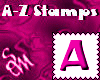 Letter x stamp