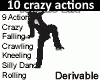 10 Crazy Daily Actions