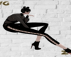 Z^Slit Capri pants