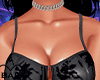 ♡ Black Leather Corset