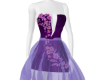 Sheer Grape Floral Dress