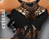 black crochet dress
