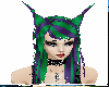 ~mkk~ purple green hair