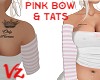 Long Sleeve Pink Tats