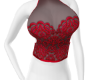 Red Lace Top