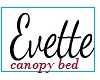 eve's teal canopy bed