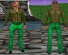 M Green Dress Pants