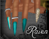 *R* Leopard teal