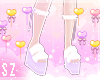 Sz┃Fur shoes lilac♥
