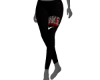 *Black Red NK Leggings