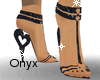 !S!Onyx Heart Heels