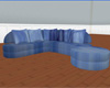 Sunnis Blue Swirl Couch
