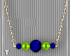 Lime Navy Necklace