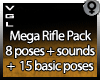 Mega Pack Rifle Poses
