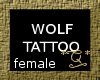 *Q* Wolf Tattoo female