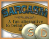 sarcasm sticker