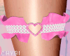 C~Pink Love Garter