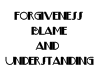 forgiveness - black