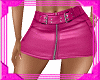 Sexy Pink Latex Skirt