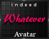 © Whatever. Avatar F