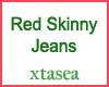 Red Skinny Jeans