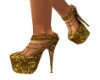 [LT] sexy golden Shoes